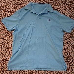 Polo Ralph Lauren Sky Blue Polo Shirt - Small